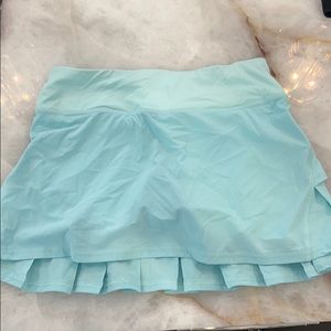 Light blue lululemon tennis skirt